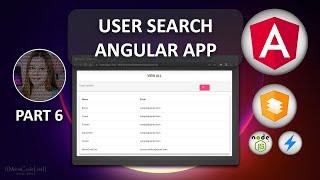 User Search Angular 15 App - Part 6 - Child to Parent Component Communication