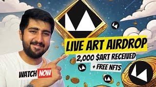 ART AIRDROP GUIDE | New Airdrop Update + 100% Confirmed | Exclusive NFTs for Early Adopters (Hindi)