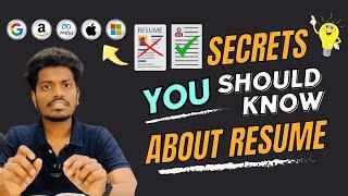 8 IMPORTANT sections in Resume || Tech.Boy.Deepak