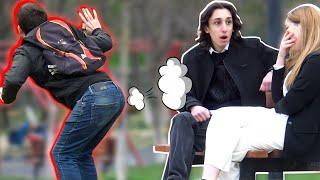 Farting in Public PRANK  - AWESOME REACTIONS