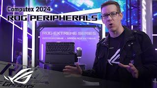 Checking out the ROG peripherals - Computex 2024 | ROG