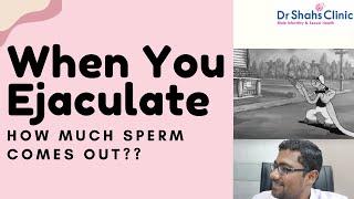 When you ejaculate how much sperm comes out? Dr Shah Dupesh