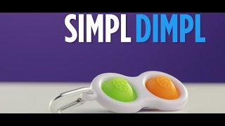 Simple Dimple Fidget Toy Keychain | Relieve Stress & Anxiety for Children & Adults #toy #keychain