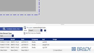 Simple Excel Import in Custom Designer | Brady Workstation