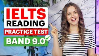 Get 40/40 on IELTS READING | Practice Test with Answers! Question Types + Strategies. Band 9.0 IELTS