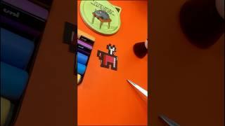  Drawing Pixel Art - Among Us Crewmate  #short #pixelart