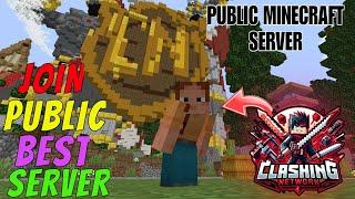 Join Public Minecraft Server || 24x7 online || Java & mcpe ||