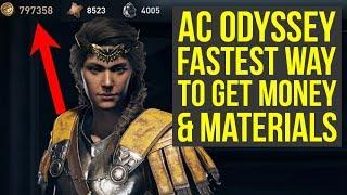 Assassin's Creed Odyssey How To Get Money & Materials BEST WAY (AC Odyssey Money - AC Odyssey tips)