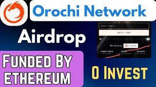 Orochi Network Airdrop Guide | new free Airdrop | crypto airdrop