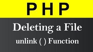 Delete a File in PHP (Hindi)