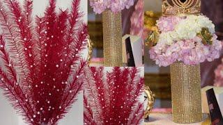 Easy and Cheap to make Flowers from Ribbon and Flower Vase|| DIY Room Decorating Ideas