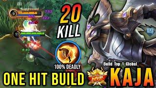 20 Kills!! Kaja One Hit Build 100% Deadly - Build Top 1 Global Kaja ~ MLBB