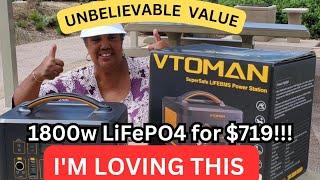 WOW!!! Vtoman Jump1800w $719. UNBELIEVABLE I'm LOVING  it!!