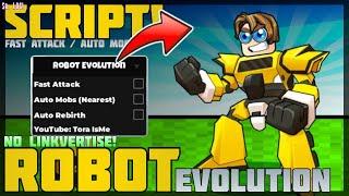 [Update! ] Robot Evolution  No Linkvertise! Fast Attack / Auto Mob!  PC & Mobile! (2025)