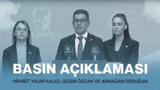 HİKMET YALIM HALICI, GİZEM ÖZCAN VE ARMAĞAN ERDOĞAN BASIN TOPLANTISI 09/09/2024