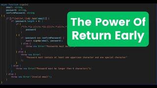 "Mastering Efficiency: The Power of Return Early in Programming"