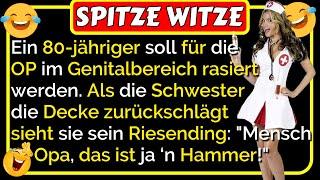 Spitze Witze: Ein 80-jähriger soll von der Schwester für die OP im Genitalbereich rasiert werden