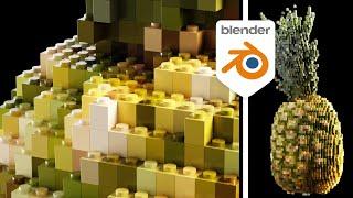 Lego anything with this NEW Blender geometry nodes feature
