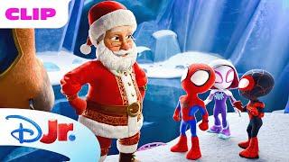 Marvel's Spidey and his Amazing Friends | Team Spidey Saves Santa Claus  | @disneyjr