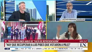 Máximo Kirchner: "Hay que recuperar a los pibes que votaron a Milei"