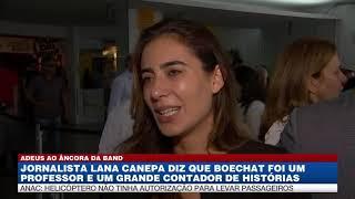 Lana Canepa: Boechat foi professor e contador de histórias