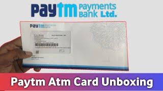 Paytm atm card unboxing | paytm payment bank atm card unboxing