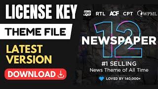 Newspaper 12 Theme Download | Licensed Registered Version | Newspaper Theme Customization