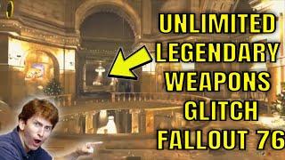 FALLOUT 76 GLITCH HOW TO GET UNLIMITED LEGENDARY WEAPONS THRU GLITCHED SPAWN LOCATION!