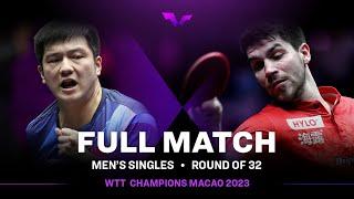 FULL MATCH | FAN Zhendong vs Patrick FRANZISKA | MS R32 | #WTTMacao 2023