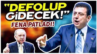 Ekrem İmamoğlu AKP’ye fena patladı! “Bu memleketin başından defolup gidecek!”