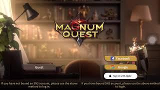 How to switch account in Magnum Quest Gameplay | Ragou Gaming