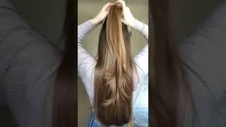 New high ponytail hairstyle for school college , work , prom  // long ponytail l Trending Hairstyle