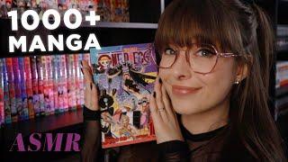 ASMR Counting HUGE 1000+ Manga Collection! Whispers, Crinkles, Tapping, Tracing, Brushing & More!