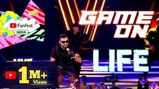 UJJWAL AKA TECHNO GAMERZ New Song LIFE Live Concert At Youtube FanFest 2023 | GAME ON #YTFFIN23