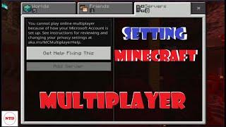 Setting Minecraft Multiplayer [aka.ms/McMultiplayerHelp]