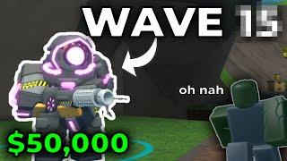 How I MAXED an accelerator on wave __ | TDS (Roblox)