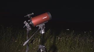 Moon Jupiter and Saturn through a 5 inch telescope