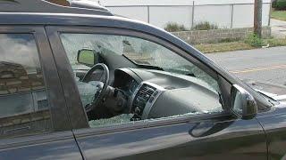 WINDOWS SMASHED: Residents wake up to find roughly 20 cars vandalized