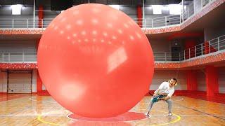 INFLUED AND BURST THE BIGGEST BALL IN THE WORLD!