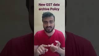 Do you Know? 22. GST portal data Policy | GST return data will be archived #gstreturn