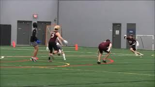 Lansing Waverly 2022 QB/S Tyrese Miller highlights from the Legacy 7on7 League week 1