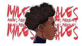 Easy way - Drawing Miles Morales from side view