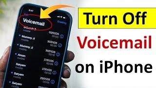 iphone me voicemail kaise band kare | how to turn off voicemail on iphone