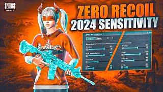 3.2 OP SENSITIVITY  Best Zero Recoil Sensitivity CODE & Settings For Pubg Mobile/BGMI in 2024