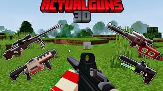 Best Gun Mod For MCPE 1.21+ | Minecraft Bedrock Gun Addons No Clickbait 1.21