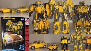 Transformers studio series Bumblebee 116 review. SS movie figure collection comparison