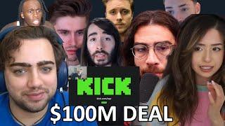 Streamers React To xQc Signing To Kick Ft. Pokimane Mizkif Hasan Ludwig Asmongold + more