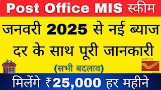 Post Office Monthly Income Scheme 2025 | Post Office MIS Scheme 2025 | Monthly Income Scheme