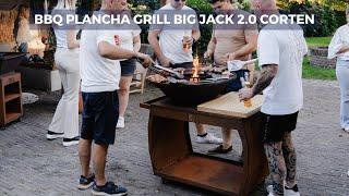 RJRoyal Living BBQ Plancha Grill Big Jack Corten 2.0