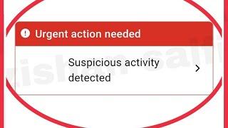 Google Account Fix Urgent action needed Suspicious activity detected Problem Solve